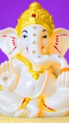 Pavitra - White Ganapati Idol