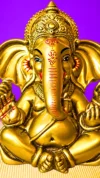 Sona - Golden Ganapati Idol